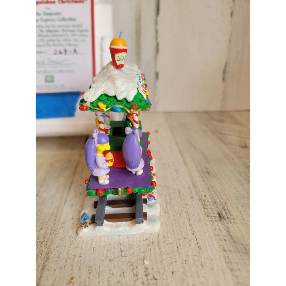 Hamilton Simpsons have a squishee Christmas kwik‎ e mart train apu Xmas vintage